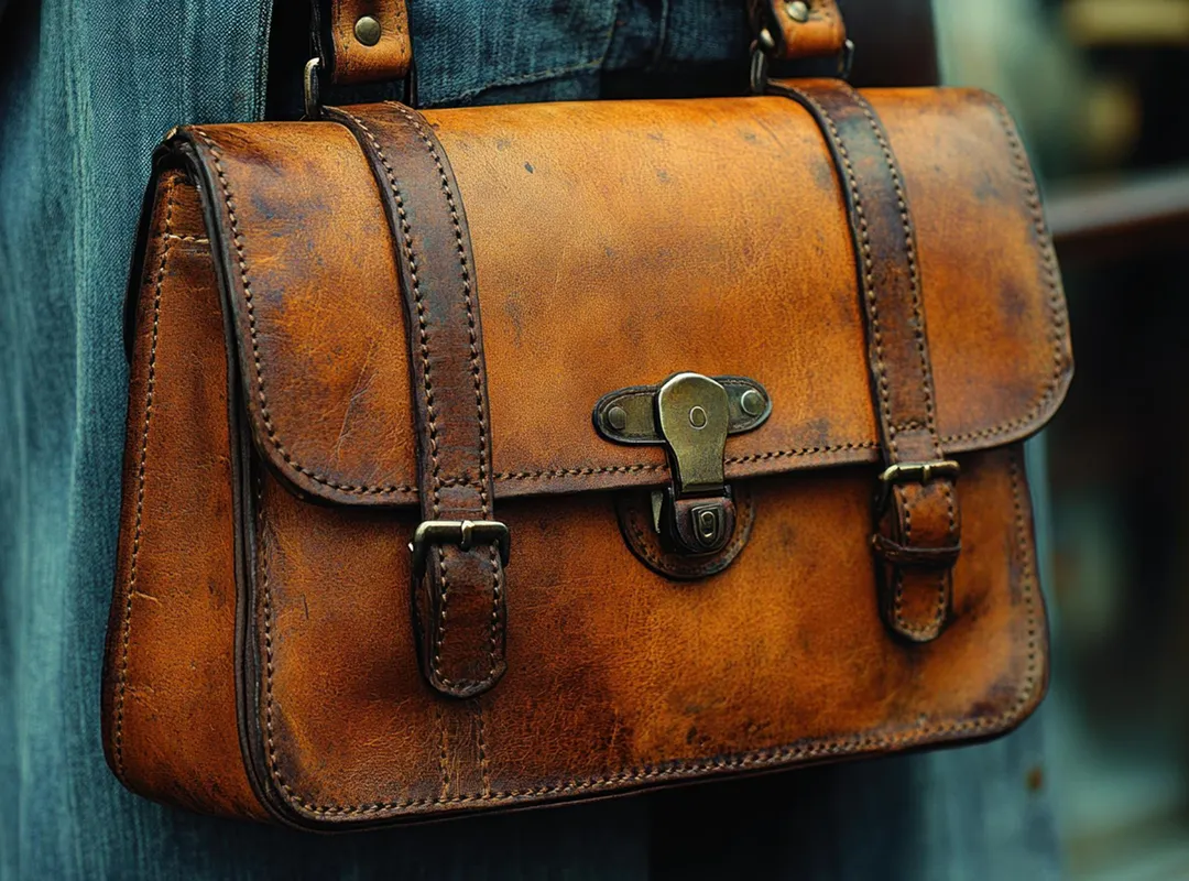 Mochila de Cuero Vintage